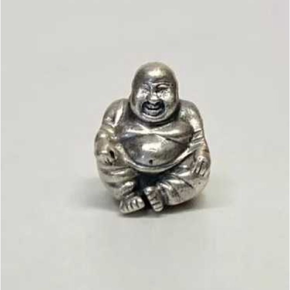 Pandora Silver Smiling Buddha charm - Picture 2 of 5